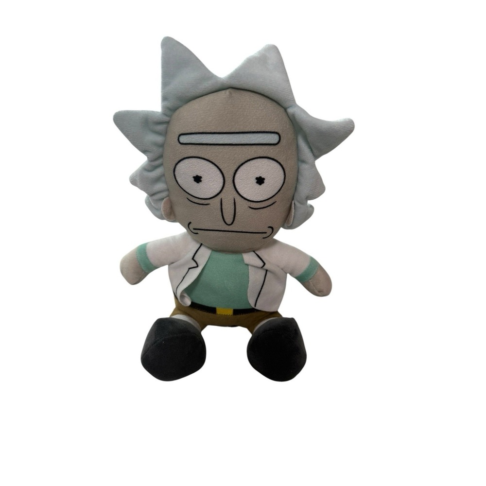 Rick and Morty Rick Sanchez Plush Toy Factory Adult Swim 2022 Stuffed Animal 8in